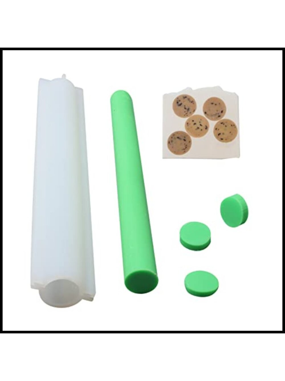 Silicone Column Embed Molds for Soap Making Resin Tube Mould